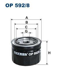33979e2d-b6cc-11e6-8ff3-0cc47a3200a7 PH 10268 Фильтр масляный FILTRON (OP592 8) FI Ducato