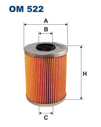 33979e27-b6cc-11e6-8ff3-0cc47a3200a7 CH 5320 Фильтр масляный FILTRON (OM522) на BMW