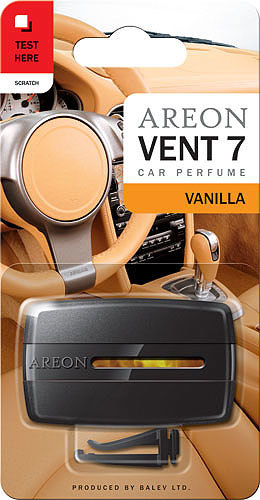 1565f848-d86d-11e5-ac7f-0cc47a3200a7 AREON  VENT 7 VANILLA  ароматизатор на дефлектор Ваниль V704