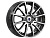Диск колеса КиК "Квант" 5,5x14 4*100 ET38 D60,1 (КС960) Алмаз черный